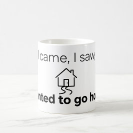 Introvert Humor Ik Kwam Ik Zag Wilde Naar Huis Gaa Koffiemok