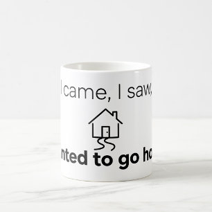 Introvert Humor Ik Kwam Ik Zag Wilde Naar Huis Gaa Koffiemok