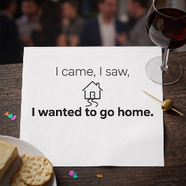 Introvert Humor Ik Kwam Ik Zag Wilde Naar Huis Gaa Servet