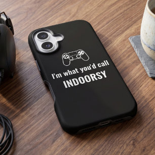 Introvert Humor - Persoonlijke Gaming iPhone 16 Hoesje