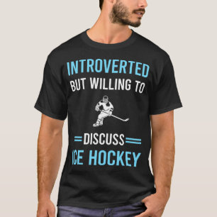 Introvert ijshockey t-shirt
