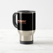 Introvert... ik denk er niet aan. reisbeker (Voorkant links)