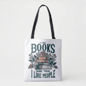 Introvert Ik hou van boeken Tote Bag (Voorkant)