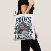 Introvert Ik hou van boeken Tote Bag (Dichtbij)