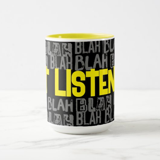 Introvert INTJ antisociaal niet luisteren blabla Mok (Midden)