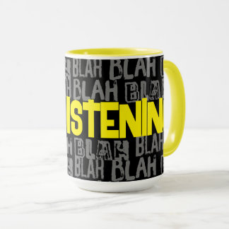 Introvert INTJ antisociaal niet luisteren blabla Mok