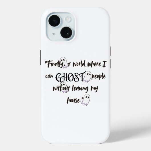 Introvert iPhone/iPad-hoesje Case-Mate iPhone Case (Achterkant)