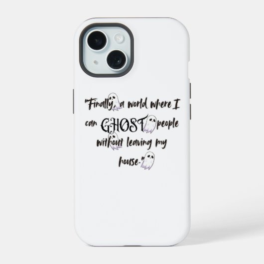Introvert iPhone/iPad-hoesje iPhone 15 Case (Achterkant)