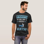 Introvert Jujitsu Ju Jitsu Jiujitsu Jitsu T-shirt (Voorkant volledig)