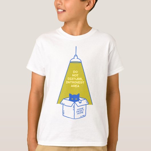 Introvert Kat T-shirt (Voorkant)