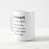 Introvert Koffiemok (Voorkant links)