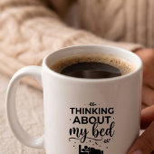 Introvert koffiemok | Aan het denken