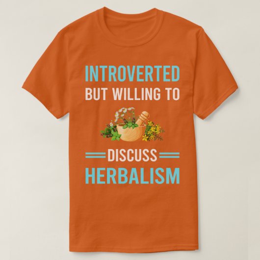 Introvert kruidendokter PhytoIntroverted H T-shirt (Design voorkant)