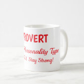 Introvert Liefde Koffiemok (Voorkant rechts)