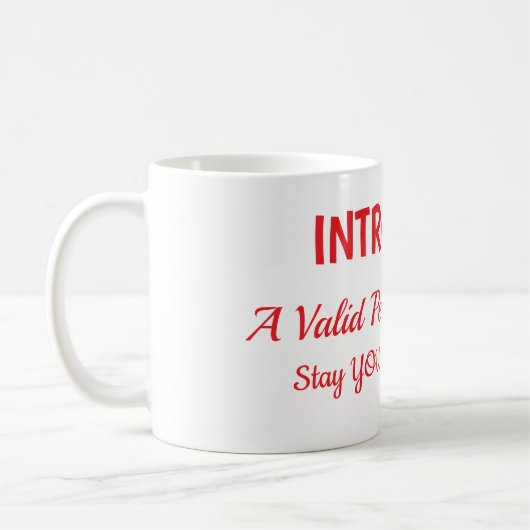 Introvert Liefde Koffiemok (Links)