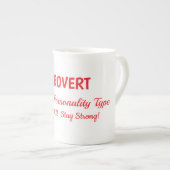 Introvert Liefde Porselein Kop (Voorkant rechts)