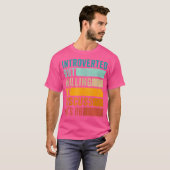 introvert maar bereid om 90s RB te bespreken T-shirt (Voorkant volledig)
