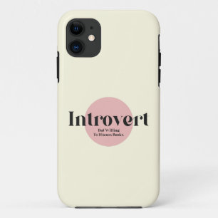 Introvert maar bereid om Boeken te bespreken Case-Mate iPhone Case