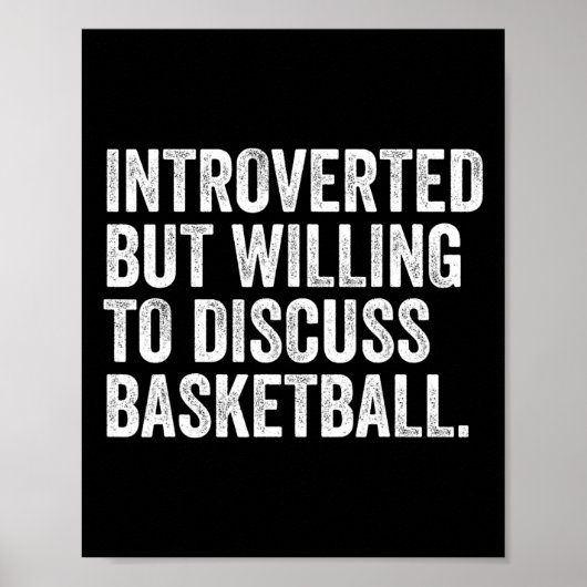 Introvert, maar bereid om grappige schetsen te bes poster (Voorkant)