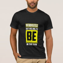 Introvert, maar bereid om in de sportschool te zij