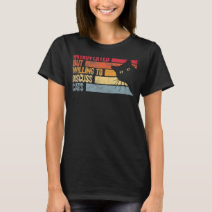 Introvert maar bereid om katten te bespreken 1 t-shirt