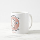 Introvert maar bereid om katten te bespreken - Fun Koffiemok (Voorkant rechts)