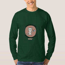 Introvert maar bereid om katten te bespreken - Fun T-shirt