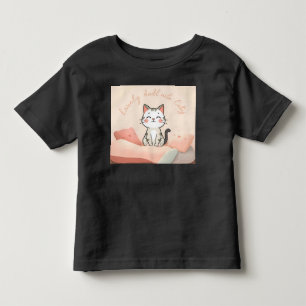 Introvert maar bereid om katten te bespreken - Gra Kinder Shirts