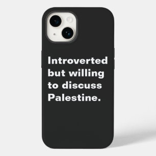Introvert maar bereid om Palestina te bespreken Case-Mate iPhone 14 Hoesje