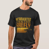 Introvert Maar Bereid Om Ruimteprogramma's Te Besp T-shirt (Voorkant)