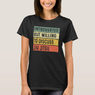 introvert maar bereid om te bespreken braziliaanse t-shirt
