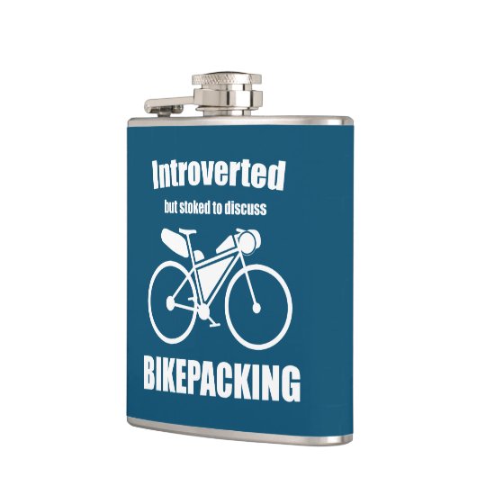 Introvert maar gestookt om te praten over bikepack heupfles (Links)