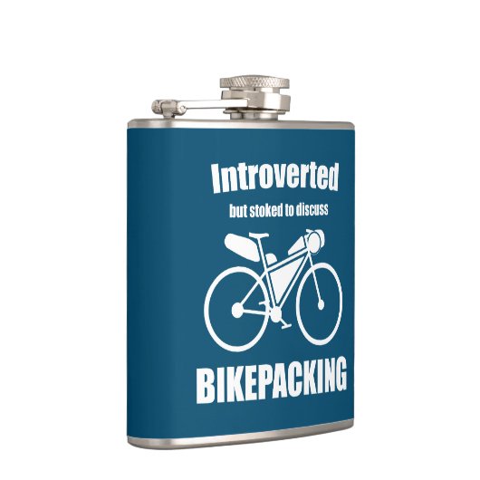 Introvert maar gestookt om te praten over bikepack heupfles (Rechts)