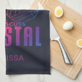 Introvert maar het Factureren om de Douane van het Theedoek (Quarter Fold)