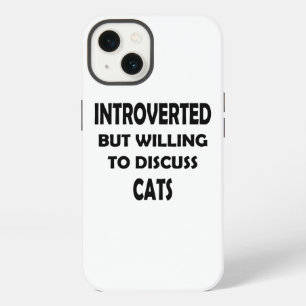 Introvert Maar Katten Zijn een Uitzondering – Katt iPhone 13 Hoesje