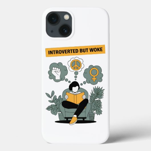 Introvert maar wakker | Activist iPhone-hoesje Case-Mate iPhone Case (Achterkant)