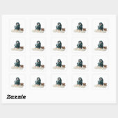 Introvert Maar Zal Sms'en Sticker (Vel)