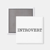 INTROVERT magneet (Voorkant / Achterkant)