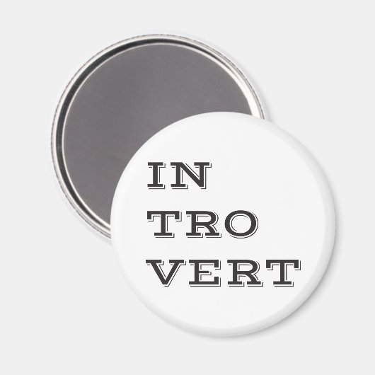 Introvert Magnet (Voorkant / Achterkant)