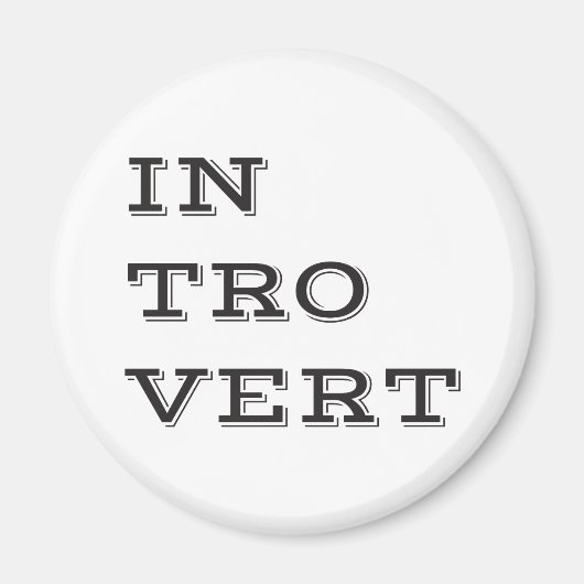 Introvert Magnet (Voorkant)