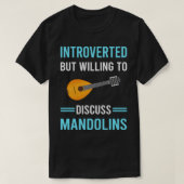 Introvert mandoline t-shirt (Design voorkant)