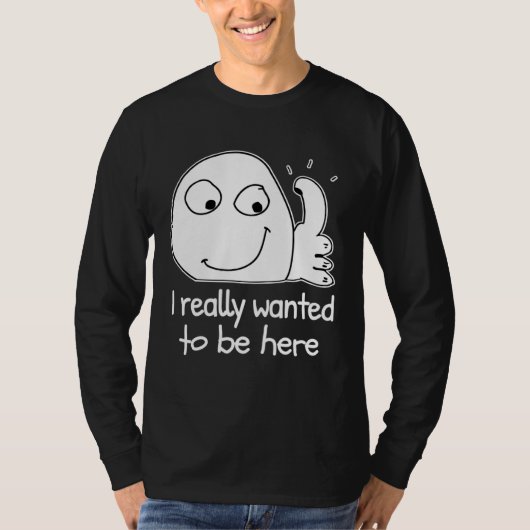 Introvert Meme interne gil Duim Omhoog Dank M T-shirt (Voorkant)
