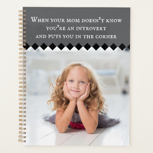 Introvert meme planner (Voorkant)
