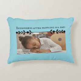 Introvert meme rechthoekig accentkussen accent kussen