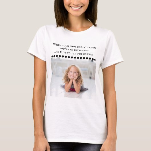 Introvert Meme Vrouwen T-shirt (Voorkant)