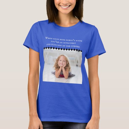 Introvert Meme Vrouwen T-shirt (Voorkant)