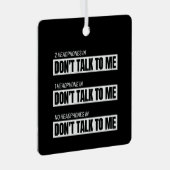 Introvert Memes - Sarcastische Humor Jokes - Funny Metalen Ornament (Voorkant Rechts)