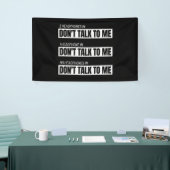 Introvert Memes - Sarcastische Humor Jokes - Funny Spandoek (Beurs)