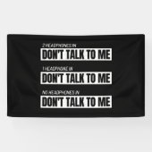 Introvert Memes - Sarcastische Humor Jokes - Funny Spandoek (Horizontaal)