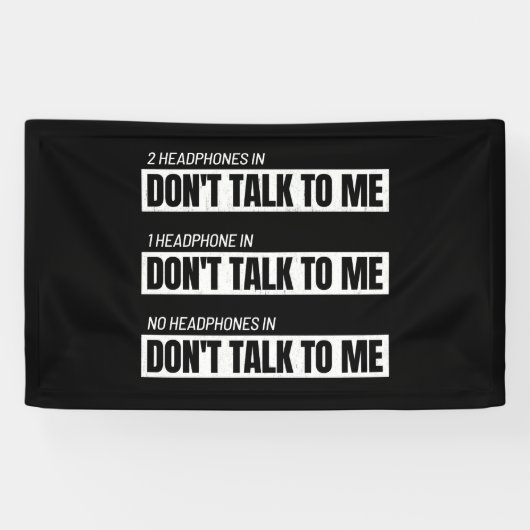 Introvert Memes - Sarcastische Humor Jokes - Funny Spandoek (Horizontaal)